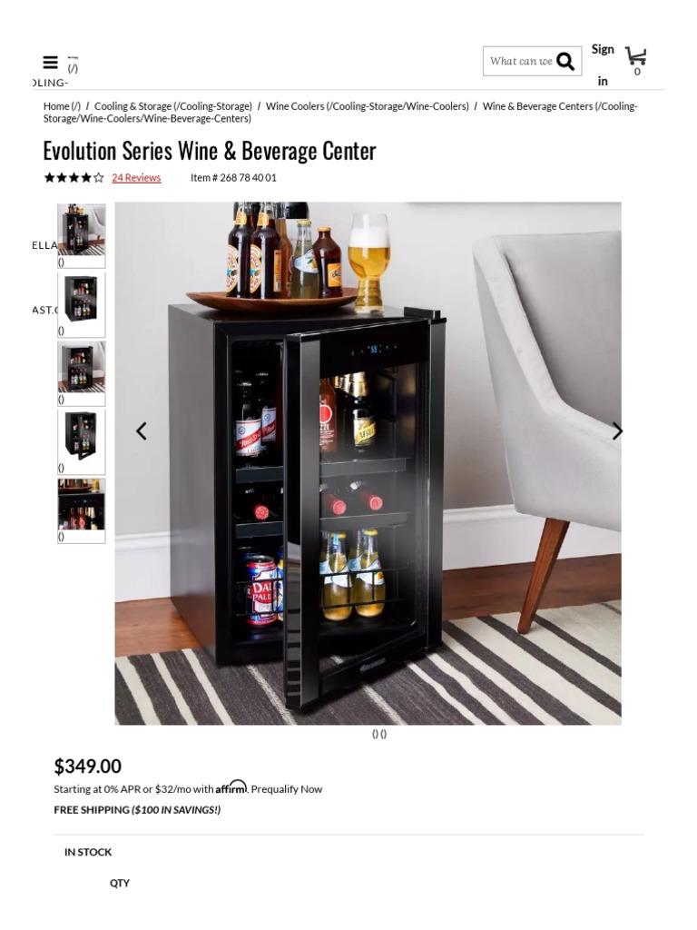 Evolution Series Wine & Beverage Center Wine Enthusiast PDF Drink