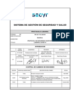 Protocolo COVID - 19 - Seguridad Sanitaria Laboral - Sacyr Chile S.A. Octubre 2022
