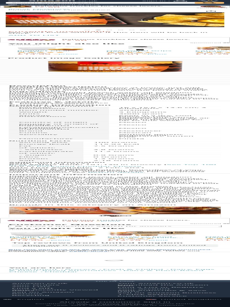 Pinata Cheddar Cheese Sauce Amazon - Co.uk Grocery | PDF | Cheese | Milk