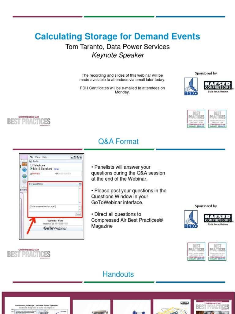 Air Compressor Sizing Kaeser PDF Clothes Dryer Piston