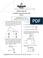 Skull Crusher-5 Class XI JEE (Adv) Physics