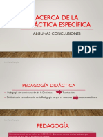 ACERCA DE LA DIDÁCTICA ESPECÍFICA (Autoguardado)