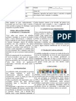 Roteiro de Estudo 1 - Organização Do Trabalho e Homen