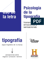 Psicología de La Tipografía