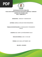 La Comunicacion y Pensamiento Critico