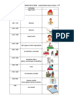 Horario de Actividades Leandro