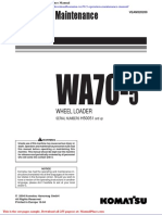 Komatsu Wa70 5 Operation Maintenance Manual