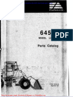 Fiat Allis 645b Wheel Loader Parts Catalog