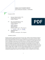 Informe del DRNA sobre daños a Reserva Natural en La Parguera