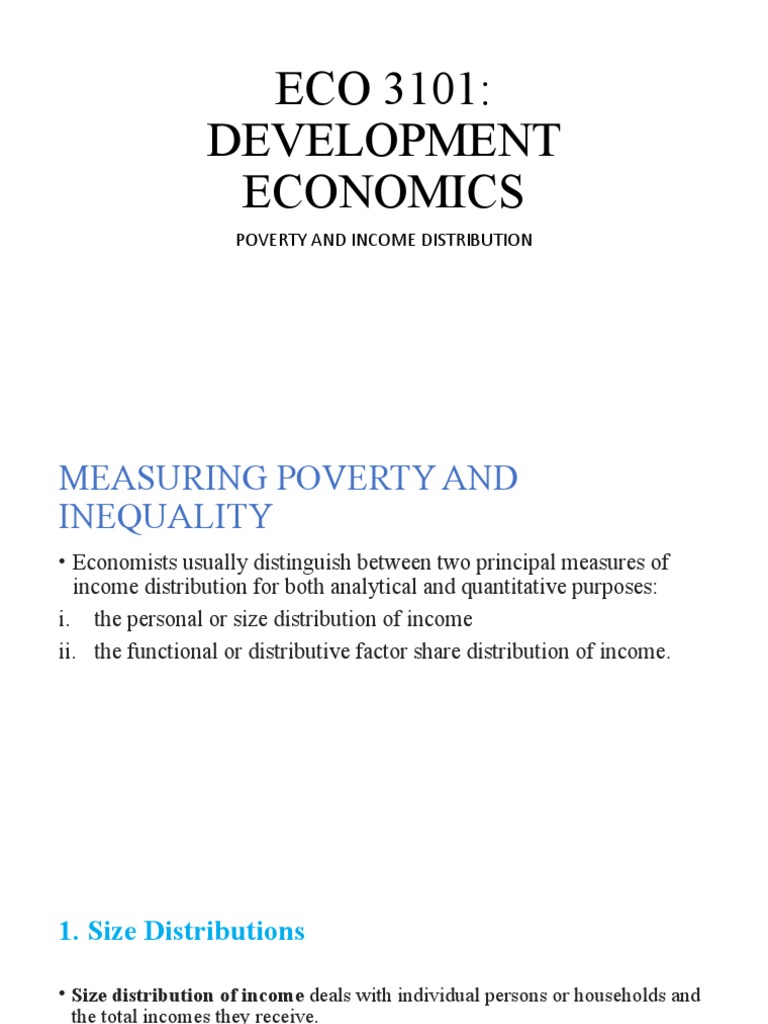 Chapter 4-Poverty and Inequality | PDF | Income Distribution | Poverty