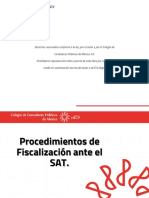 Procedimientos de Fiscalización SAT e IMSS