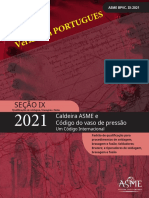 ASME BPVC SECTION IX Welding, Brazing, and Fusing Qualifications em Portugues V1.1S-2021