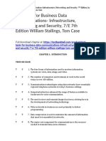 Test Bank For Business Data Communications Infrastructure Networking and Security 7 e 7th Edition William Stallings Tom Case