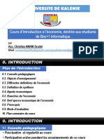 Introduction A L'economie Bac+1 Informaique Partie (A)