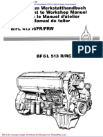 Deutz BFL 513 Diesel Engine Shop Manual