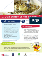 CEPEO Livre de Recettes Gratin Pomme de Terre