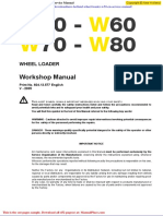 New Holland Wheel Loader w50 en Service Manual