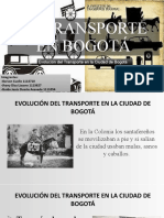La Evolución Del Transporte en Bogotá