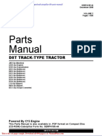 Caterpillar d8t Parts Manual