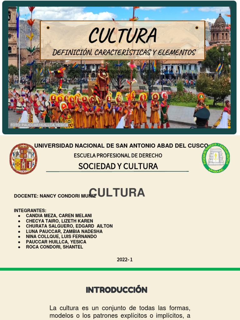 La Cultura PDF Sociedad Science