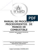 Manual de Procesos Y Procedimientos de Manejo de Combustible
