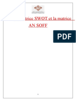 La Matrice SWOT Et La Matrice