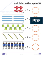 T N 10036 Back To School Subtraction Up To 10 Ver 2