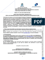 Estado de Sergipe Prefeitura Municipal de Aracaju Secretaria Municipal Do Planejamento, Orçamento E Gestão Secretaria Municipal Da Saúde