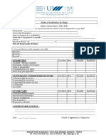 Fiche D'evaluation de Stage