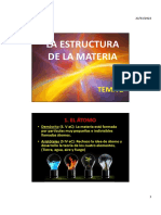 Estructura de La Materia Fyq4eso