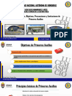 Principios, Objetivos, Precauciones y Limitaciones de Primeros Auxilios 2023