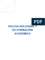 Ensayo Policia Boliviana