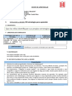 SESION APRENDIZAJE - Tutoria-Mi Estrategia para Aprender