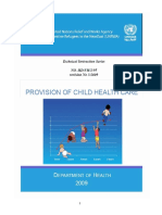 Provision of Child Health Care 2010