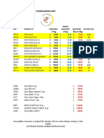 Lista Precios Lory - Abril