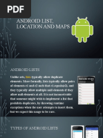 9 Android List and Maps