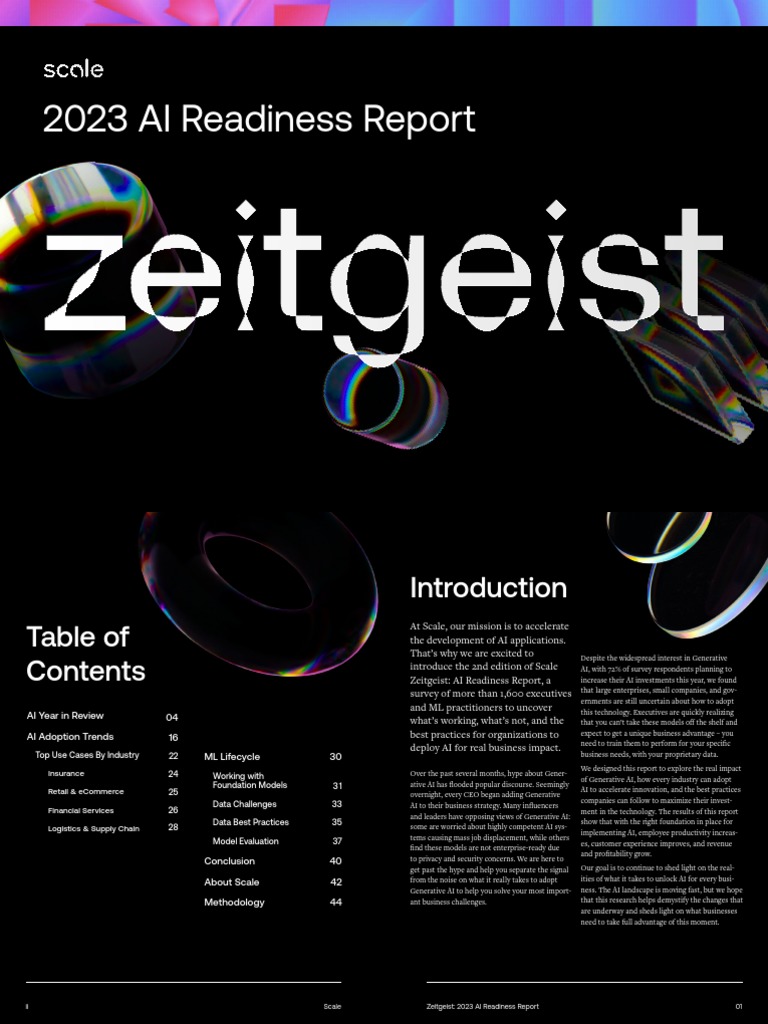 2023 AI Readiness Insights Report | PDF | Artificial Intelligence ...