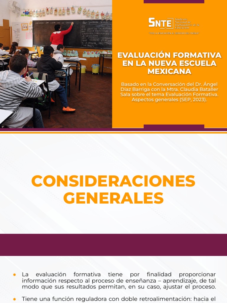 Evaluacion Formativa NEM | PDF | Evaluación | Enseñando