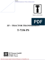 ZF Transmission T 7336 Ps Workshop Manual