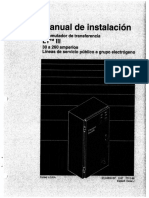 TTA - LT III 30 A 260A Manual de Instalación