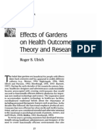 Effects of Gardens On Health Outcomes