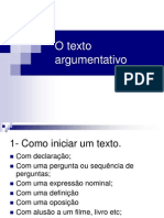 O Texto Argumentativo - Falácias