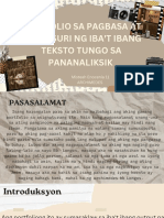 Pagbasa Portfolio