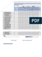 Lista de Asistencia de Estudiantes de Aplicación Del Programa de Prevención 2023