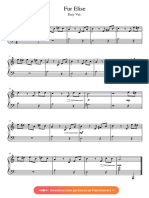 Fur Elise Partitura Facil