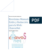 Brevísimo Manual de Estilo y Redacción para La WEB - Chavosnet