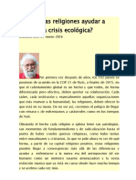 Religiones y Crisis Ecologica