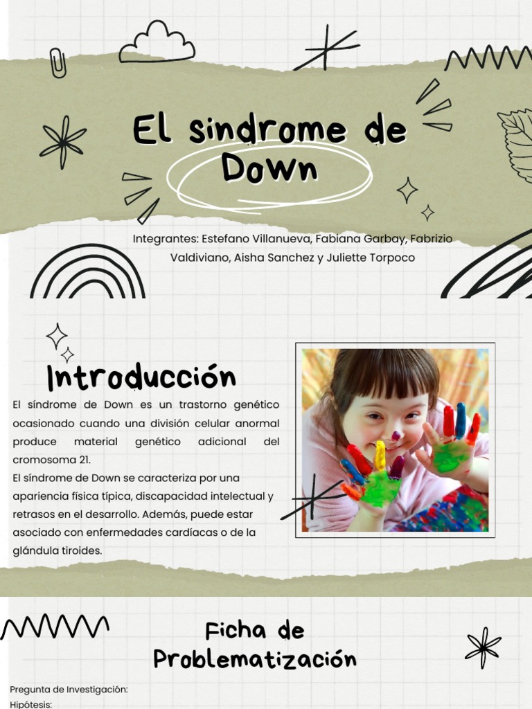 Green And White Doodle Thesis Defense Presentation Pdf Síndrome De