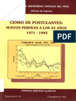 Censo de Postulantes 71 93