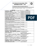 Diagrama de Gantt Version 100